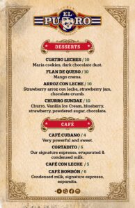 El Puro - Desserts & Coffee